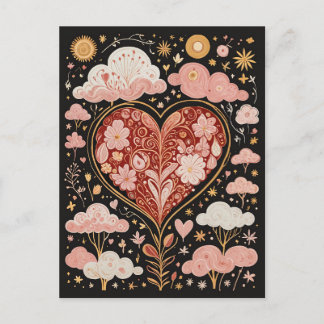 Kärlek ligger i Luft Vykort