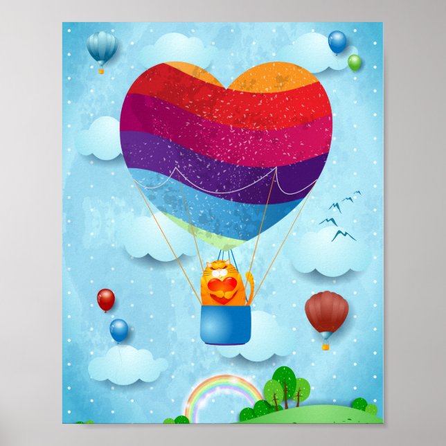 Kärlek ligger i poster luft (Framsidan)