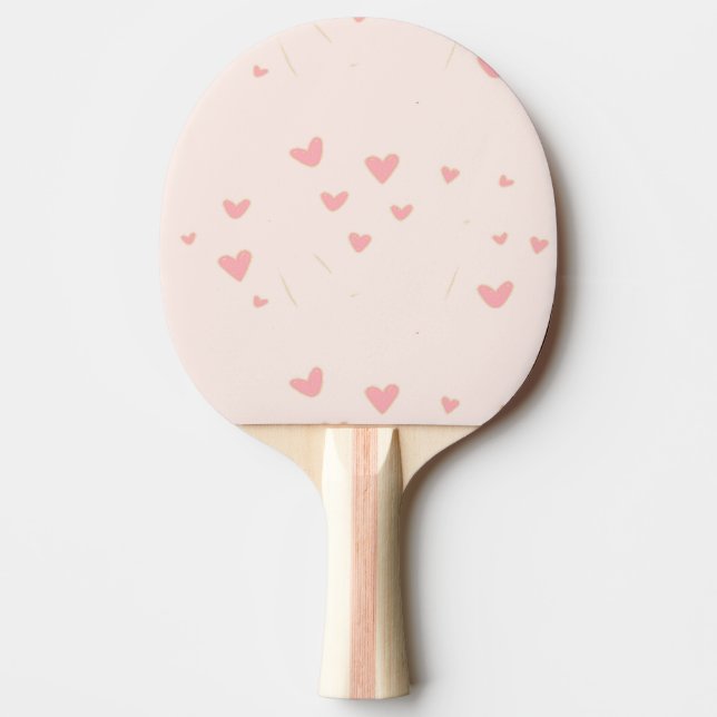 Kärlek ligger i rosans luftar pingisracket (Framsidan)