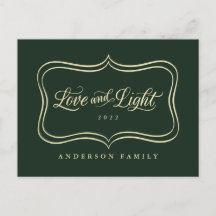 Kärlek & Light Classic Guld Ram