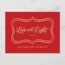 Kärlek & Light Classic Guld Ram