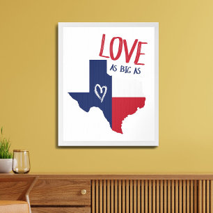Kärlek lika stort som Texas Poster
