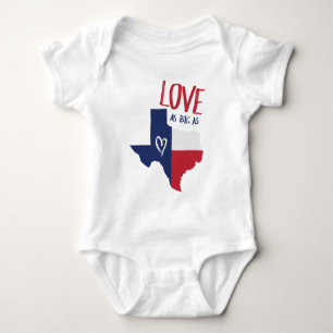 Kärlek lika stort som Texas T Shirt