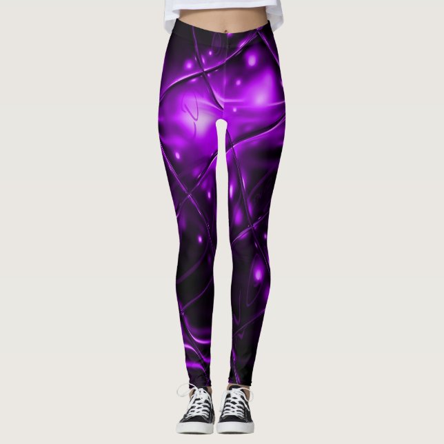 Kärlek Lila Leggings (Framsida)
