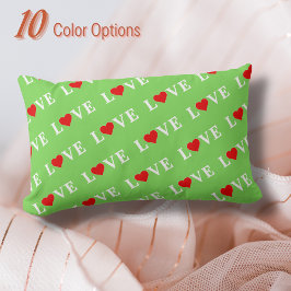 KÄRLEK Lime Green Modern Chic Elegant  Minimalist  Lumbarkudde