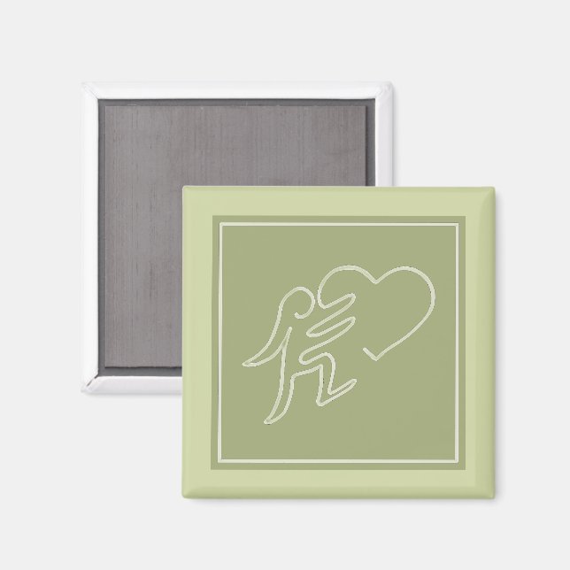 KÄRLEK (LIME) MAGNET (Front/Back)