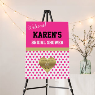 Kärlek Lingerie Personal Shower Countdown Party Poster