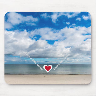 Kärlek lite bättre/mer Heart Recovery Slogan Musmatta