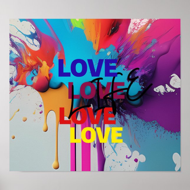 Kärlek Liv Poster (Framsidan)