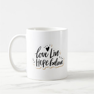 kärlek live-hopp kaffemugg