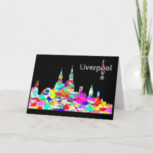Kärlek Liverpool - kort för Liverpool