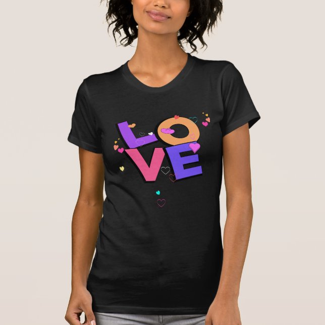 Kärlek: Livets natur T Shirt (Framsida)
