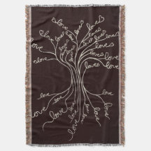 Kärlek Livets träd Nature Brown Hearts Cute Rustic