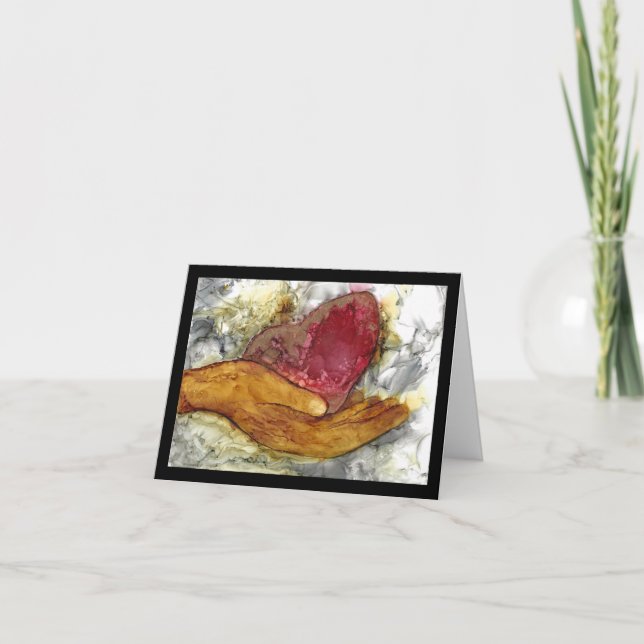 Kärlek, ljus, glädje och hopp kort (Framsida)