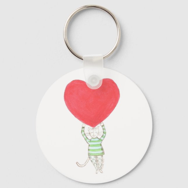 kärlek, l'kärlek, amore nyckelring (Framsida)