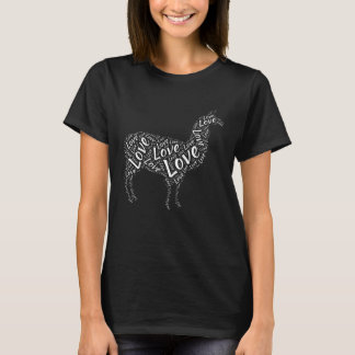 Kärlek Llama I Kärlek Llamas Ord Cloud Graphic Pre T Shirt