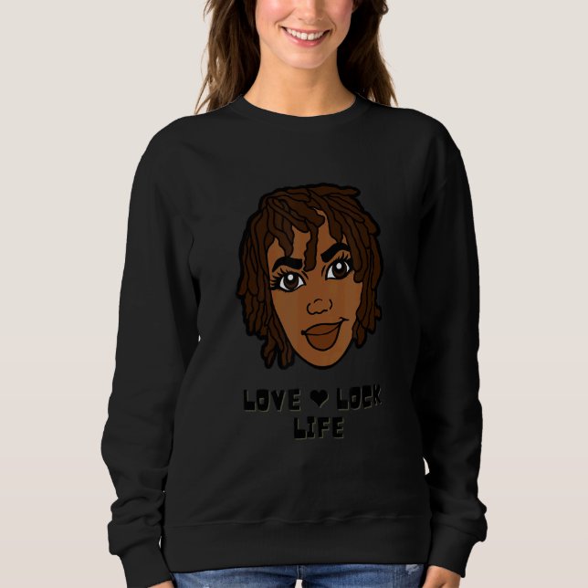 Kärlek Lock Life Apparel T Shirt (Framsida)