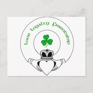 Kärlek, lojalitet, Vänskap Claddah Vykort