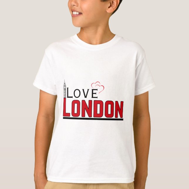 kärlek london nya barnskjorta 2025 t shirt (Framsida)