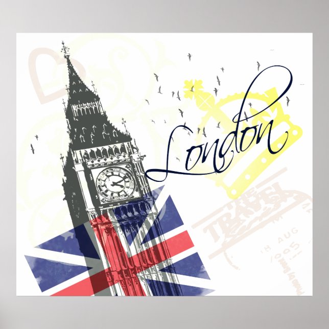 Kärlek London Poster (Framsidan)