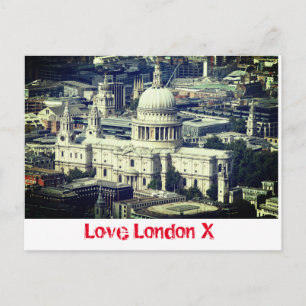 Kärlek London X - St Paul's Cathedral Vykort