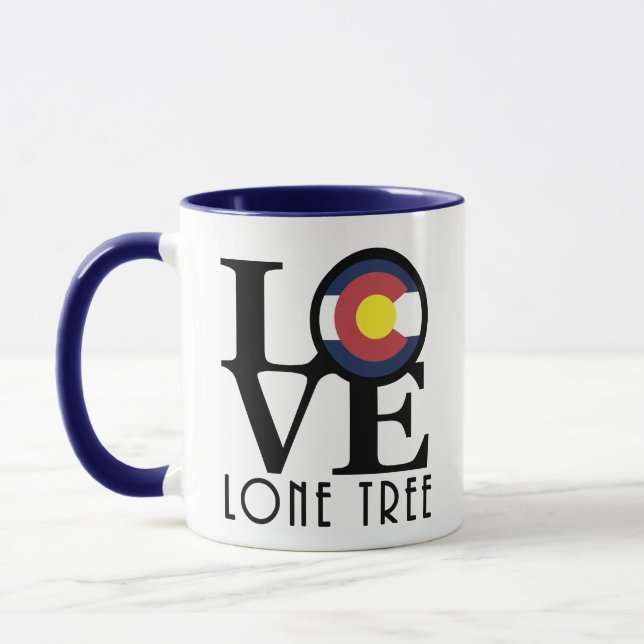 KÄRLEK Lone Tree Colorado Mugg (Vänster)