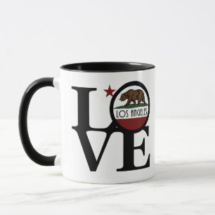 KÄRLEK Los Angeles Kalifornien Mugg