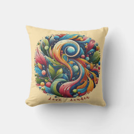 Kärlek Louder Pillow utomhus Kudde