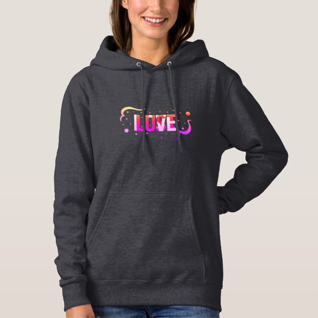 Kärlek & Lust Regnbågsstil T Shirt (Framsida)