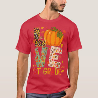 Kärlek: Lycklig, första Klass, Thanksgivingen Kvin T Shirt