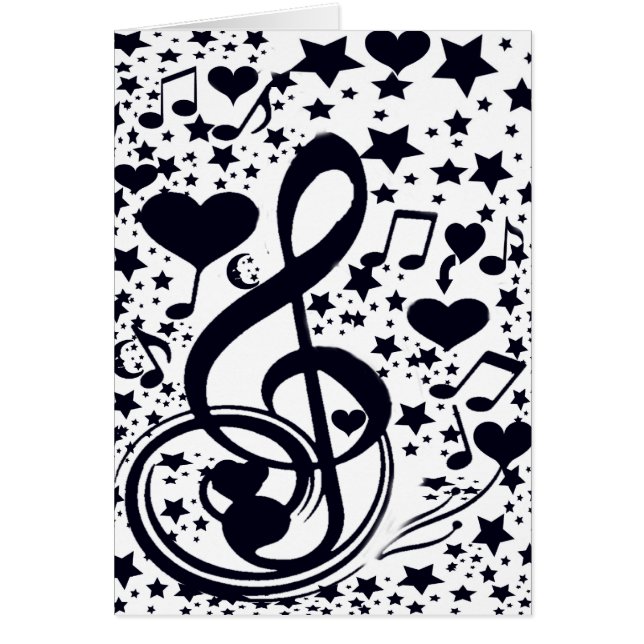 Kärlek Lyser Hälsningskort (Framsidan)