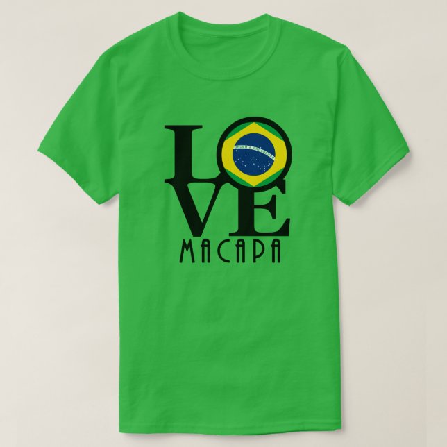 KÄRLEK Macapa (framskrift) T Shirt (Design framsida)