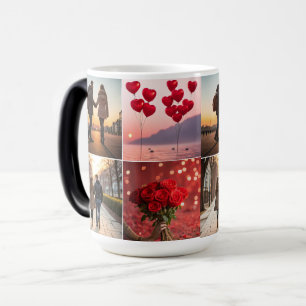 Kärlek Magic Mugg kollage