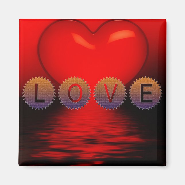 Kärlek Magnet (Framsidan)