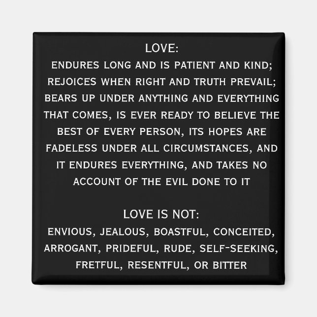 KÄRLEK MAGNET (Framsidan)