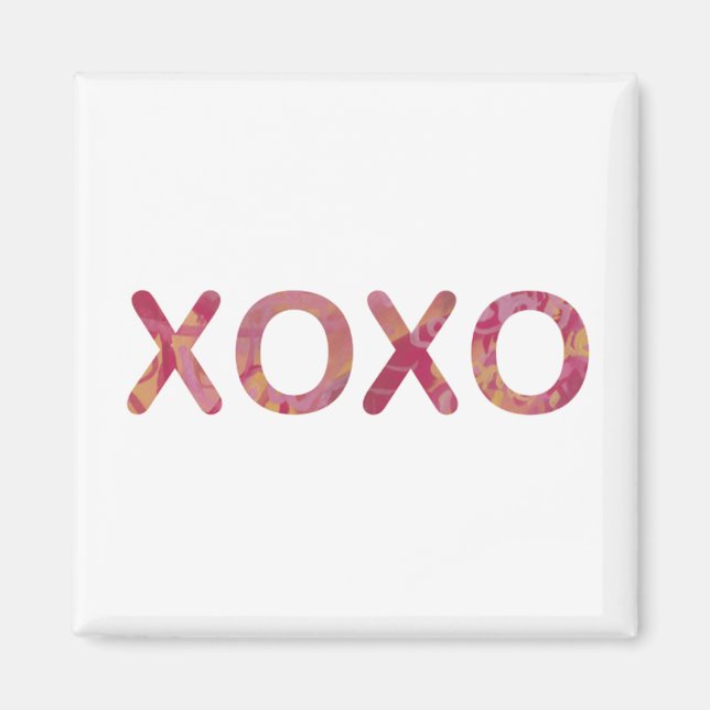 Kärlek Magnet - XOXO (Framsidan)