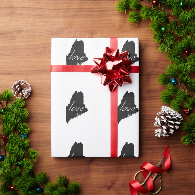 Kärlek Maine Presentpapper (Julgåva)