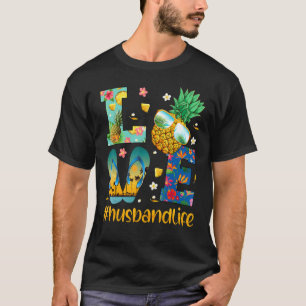 Kärlek Make Life Flinflip flops Solglasögon Pineap T Shirt