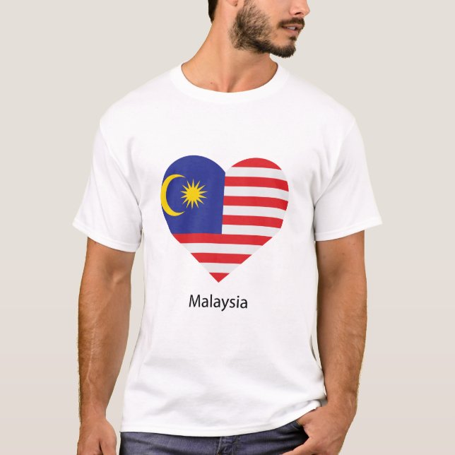 Kärlek Malaysia T Shirt (Framsida)