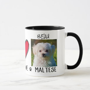 Kärlek, Maltesiska Hundälskare, Mugg