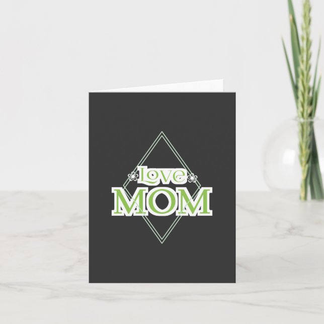 Kärlek mamma gåvor  kort (Framsida)