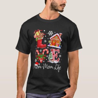 Kärlek Mamma-Mamma - God jul, mormor Gift T Shirt