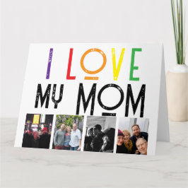 kärlek mamma moder vikta gratulationskort kort