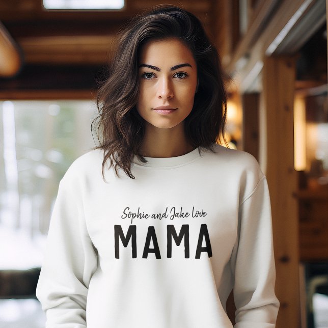 Kärlek Mamma | Modern Barn Mors dag T Shirt (Skapare uppladdad)