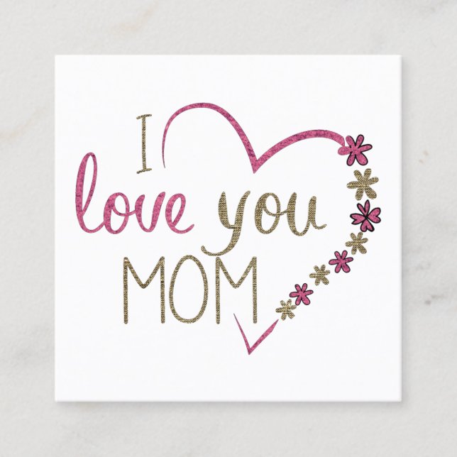 Kärlek Mamma Mors dag Heart (Framsida)