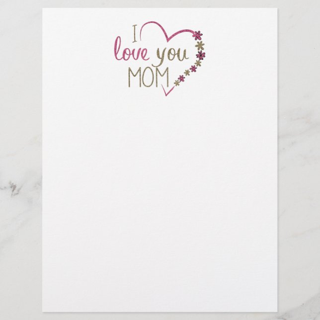 Kärlek Mamma Mors dag Heart (Framsida)