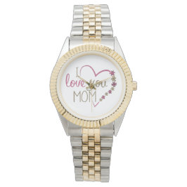 Kärlek Mamma Mors dag Heart Armbandsur