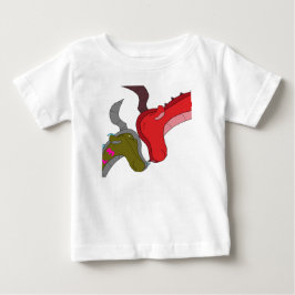 Kärlek: Mamma och Baby Drak T-Shirt