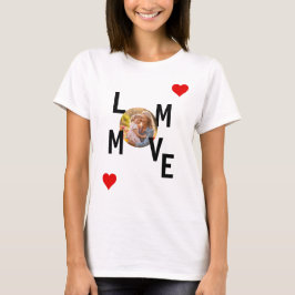 Kärlek Mamma personlig T-Shirt