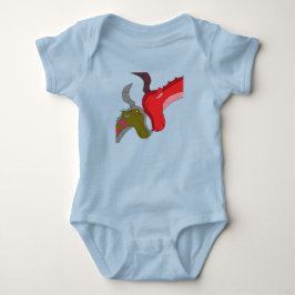 Kärlek: Mammas och Baby Drakens Kroppsoverall T Shirt